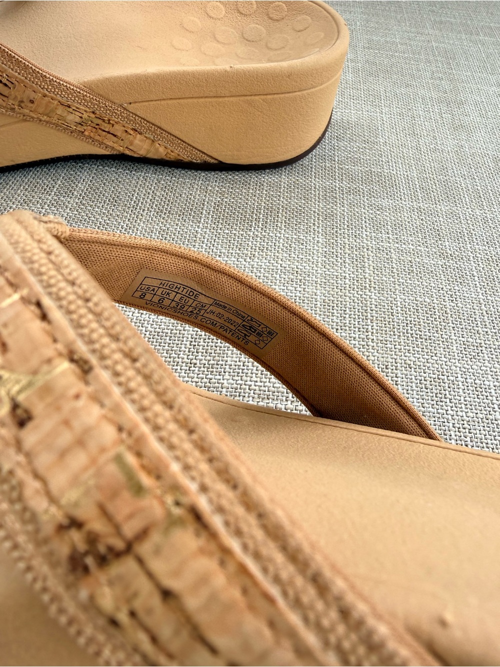 Vionic Women's, High Tide Platform Sandal Cork 8 - Picture 5 of 5